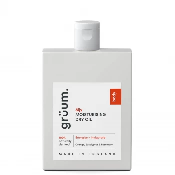 image of gruum Oljy Moisturising Dry Oil - Energise and Invigorate 100ml