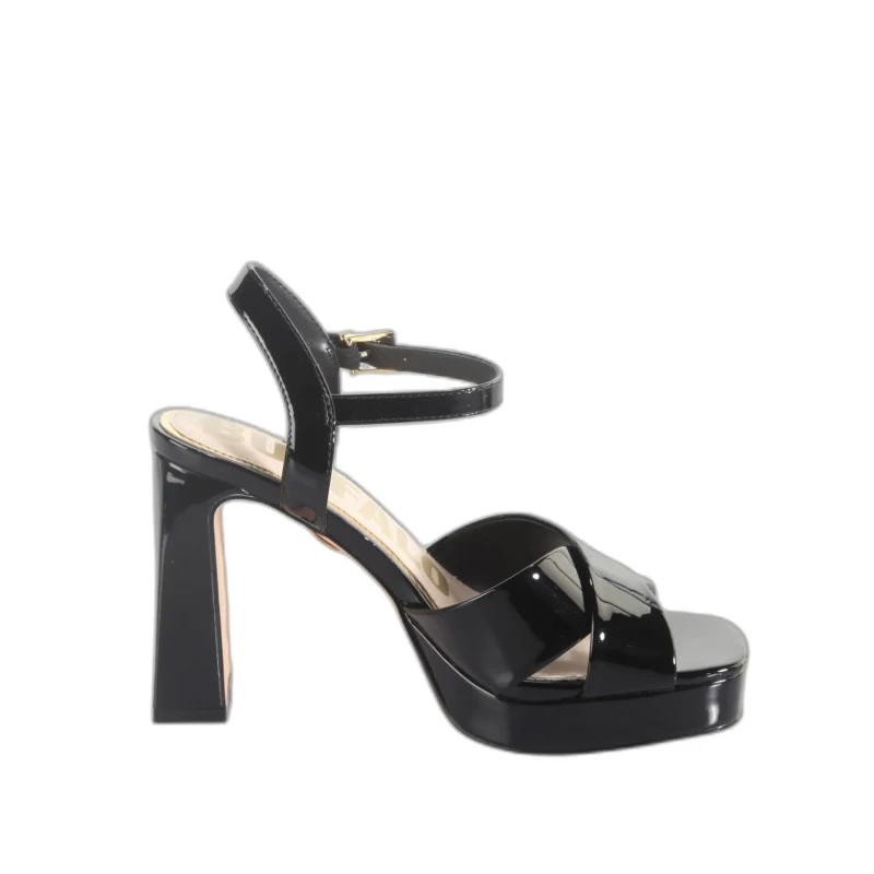 Image of Buffalo Womens wedge sandals Buffalo Cherry Cross Noir Female 37