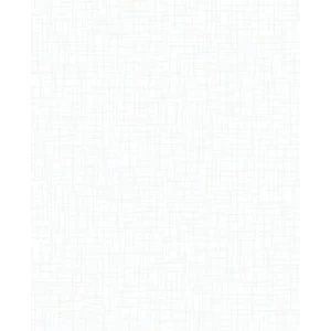 image of Superfresco Easy Hessian White Decorative Wallpaper - 10m