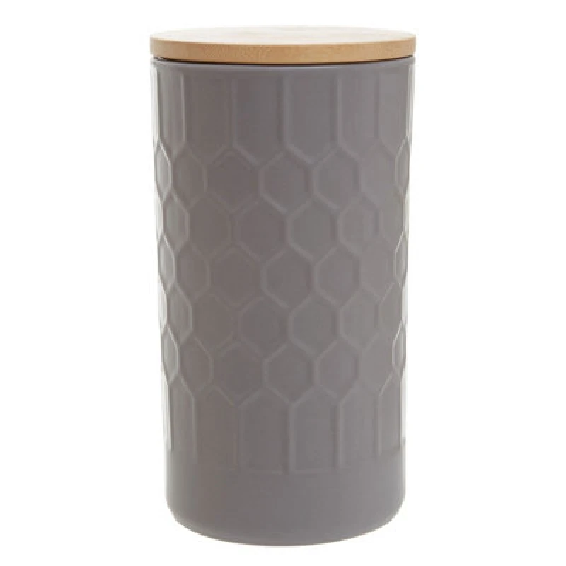 Image of Premier Housewares Maison by Premier Geome 1250ml Storage Canister Grey
