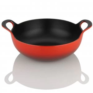 image of Le Creuset Signature Cast Iron Balti Dish - 24cm - Cerise