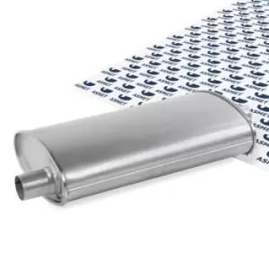 Image of ASMET Middle Silencer 27.002 Middle Exhaust,Central Silencer JEEP,Grand Cherokee I (ZJ, ZG),CHEROKEE (XJ)