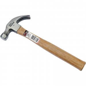 image of Draper Hardwood Shaft Claw Hammer 450g