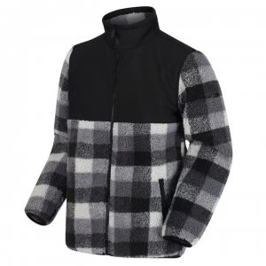 Image of Regatta Cadao Heavyweight Full Zip Fleece - BlackChk/Blk