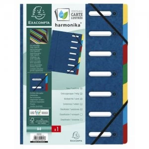 Image of Exacompta Harmonika 7 Part Multifile Blue