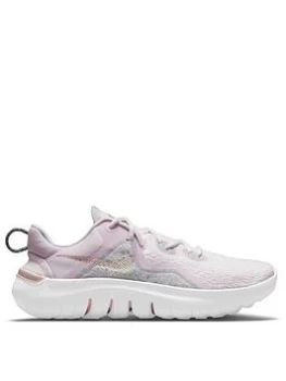 image of Nike Womens Flex 2021 Run - Pink/White, Size 5, Women