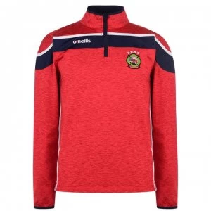 Image of ONeills FDNY GAA Zip Top Mens - Red/Marine/Wht