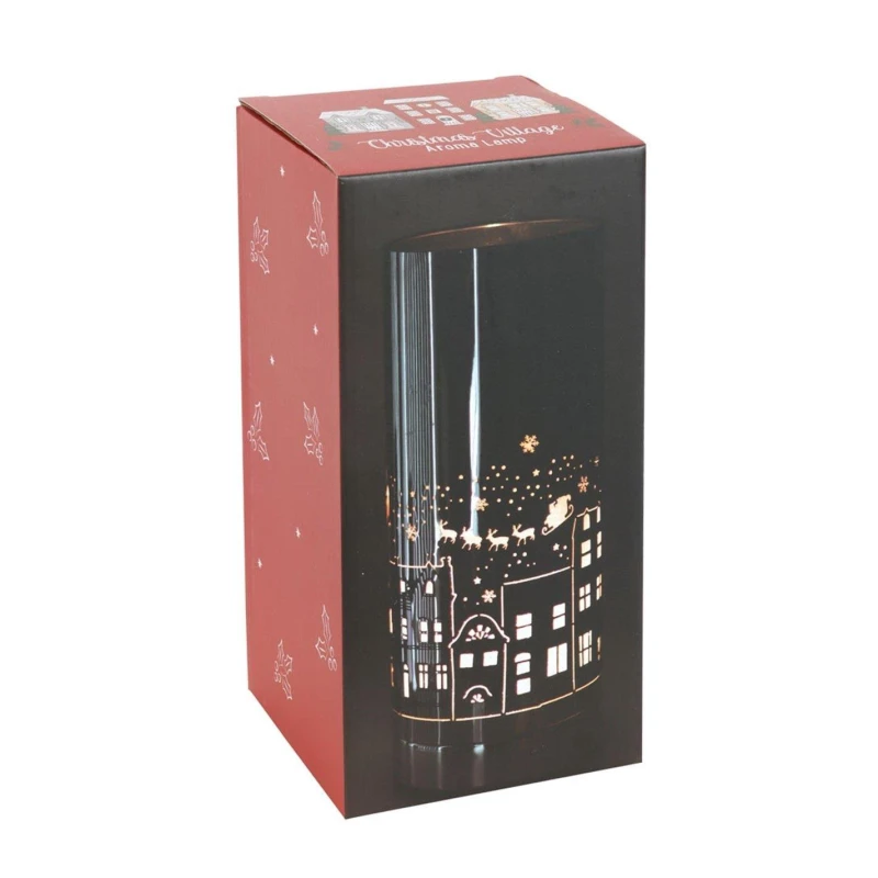Image of KDMD Christmas Village Electric Aroma Lamp Black