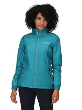 image of Regatta Corinne Iv Waterproof Packable Jacket - Blue Size 8, Women