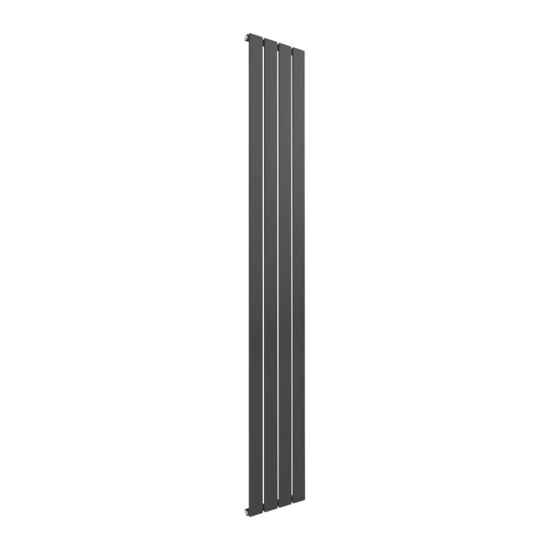 Image of Bathroom Kingdom Flat Anthracite Single Flat Panel Vertical Radiator 1800x292 in Grey Grey Unisex