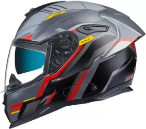 Image of Nexx SX.100R Gridline Helmet, grey-silver, Size L, grey-silver, Size L