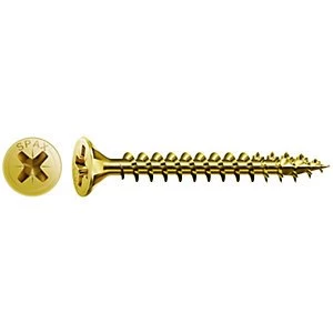 Image of Spax Pz Countersunk Yellox Screws Bulk Tub - 5x50mm Pack Of 430