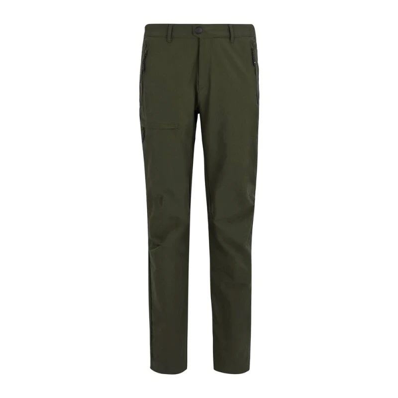 Image of Regatta Mens Highton II Walking Trousers in Green Size: 30R Green Male 30R