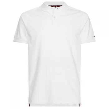 image of Tommy Hilfiger Interlock Polo Shirt - White YBS