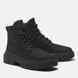 Image of Timberland Womens Greyfield Canvas Lace Up Boots - Jet Black - UK 4