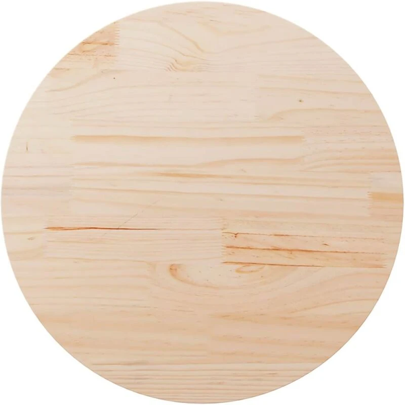 Image of VIDAXL Table Top Ø80x2.5cm Solid Wood Pine Vidaxl 8720286875636
