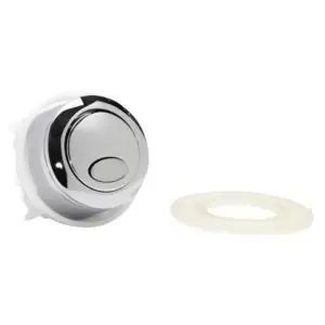 image of Fluidmaster Silver Plastic & Rubber Replacement Flush Seal & Dual Flush Button