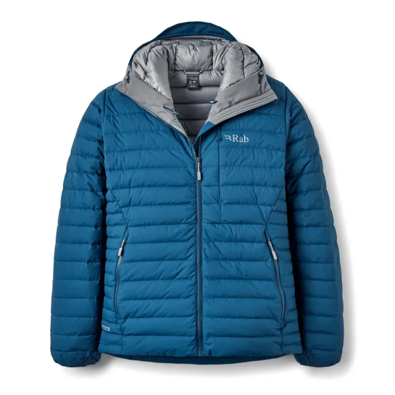 Image of Puffer jacket Rab Microlight Windstopper Bleu Male M