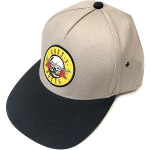 Image of Guns N' Roses - Circle Logo Unisex Snapback Cap - Neutral/Black