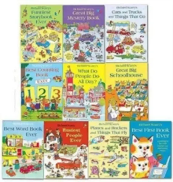 image of Richard Scarrys Best Collection Ever! - 10-book collection Multiple copy pack