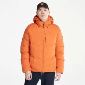 Image of Timberland Neo Summit Hooded Jacket For Men In Brown Orange, Size L
