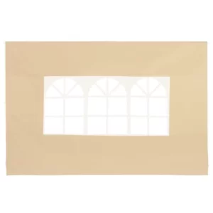 Image of Gazebo Side Panel 2Pcs Set Beige 3x2m