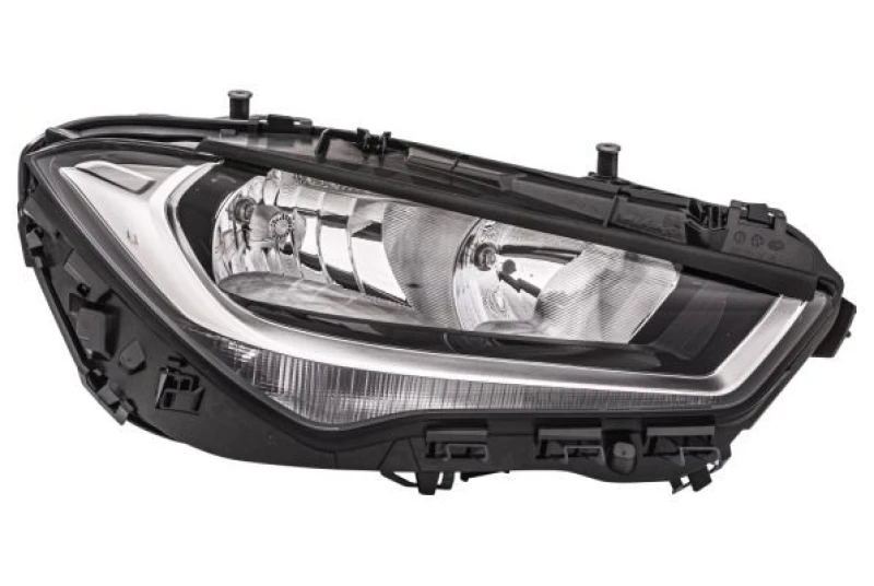Image of HELLA 1EG 015 086-021 Headlights H7/H7, Right, with bulbs, Halogen Headlight (259)