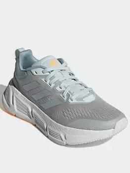 Image of adidas Questar Shoes, Black/Grey, Size 4, Women