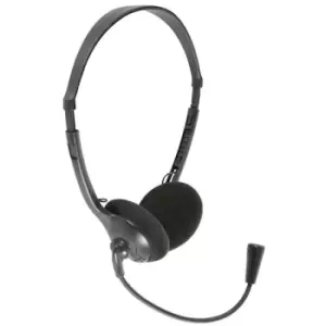 image of AV:Link 100.056UK MH30 Multimedia Headset With Boom Microphone