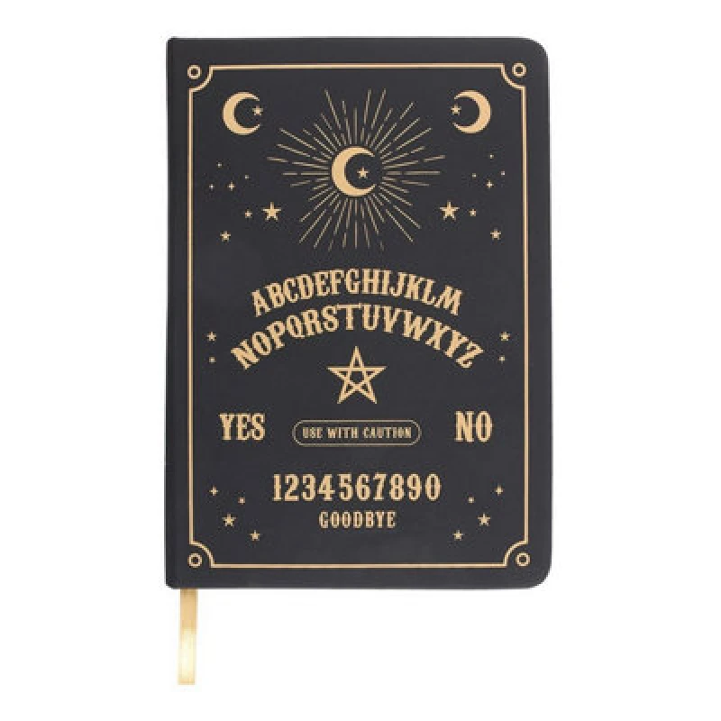 Image of Something Different Something Different Talking Board A5 Notebook in Black One Size Unisex 5063574821308