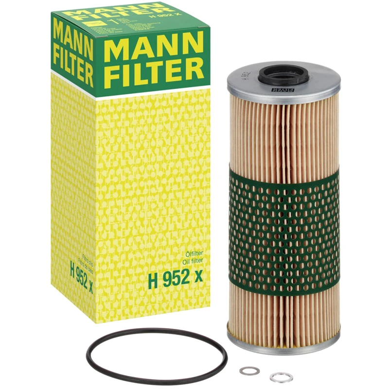 Image of MANN-FILTER H 952 x Oil filter Filter Insert, with gasket/seal Oil Filter (7)