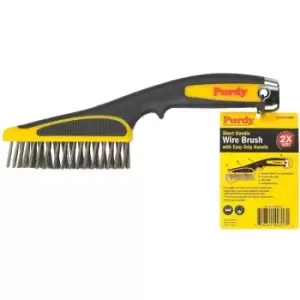 Image of Purdy - Short Handle Wire Brush - Easy Grip - 11 inch
