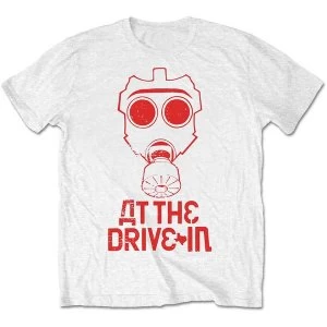 Image of At The Drive-In - Mask Unisex Large T-Shirt - White