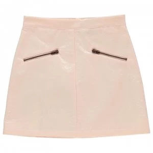 image of Firetrap PU Mini Skirt Junior Girls - Blush