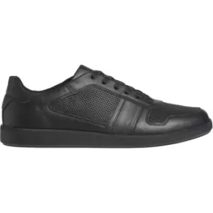 Image of Calvin Klein Low Top Lace Up Lth - Black