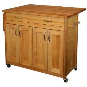 Image of Catskill by Eddingtons Mid Sized Extendable Kitchen Trolley on Wheels