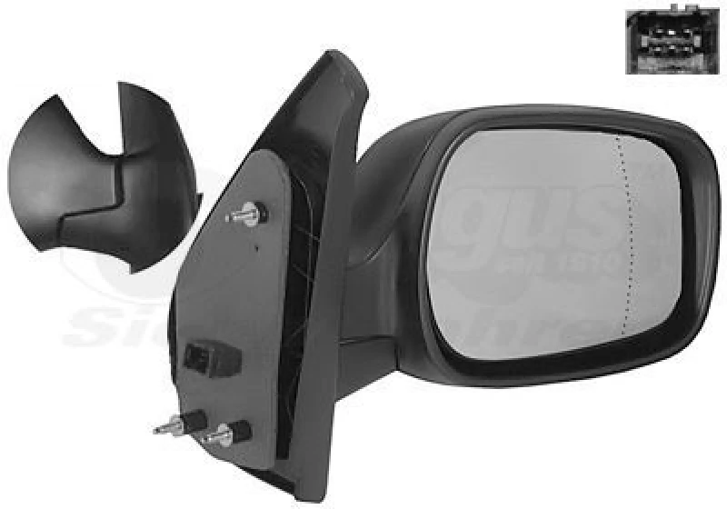 Image of VAN WEZEL Wing mirror VAN WEZEL 4310818