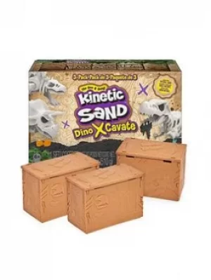 Image of Kinetic Sand Kinetic Sand Dino Discovery 3 Pack
