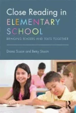 Image of close reading in elementary school bringing readers and texts together