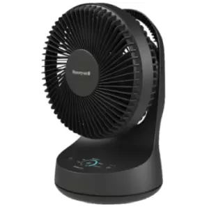 image of Honeywell QuietSet 34W 5 Speed 7-Inch Oscillating Desk Fan Black - HTF337BE1