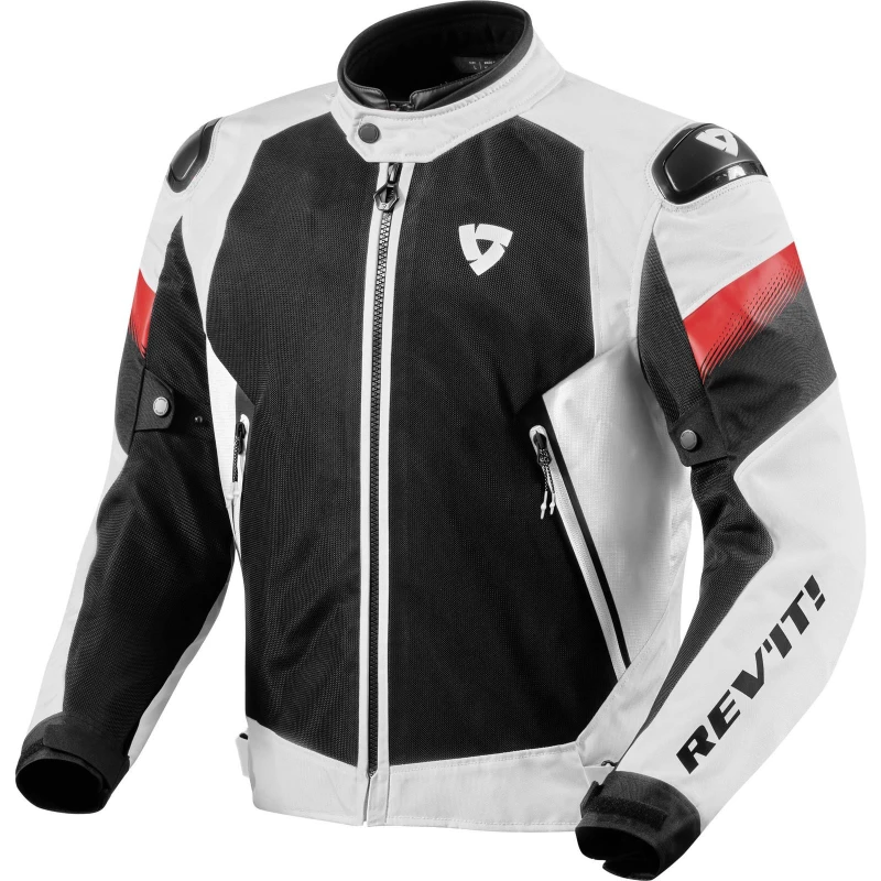 Image of REV'IT! Control Air H2O Jacket White Black Size 2XL
