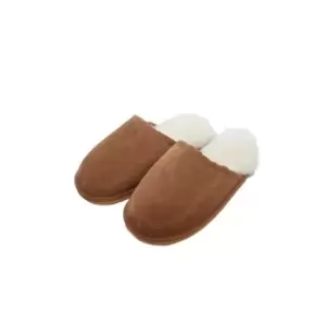Image of Eastern Counties Leather Unisex James Wool-blend Mules (3 UK) (Camel)