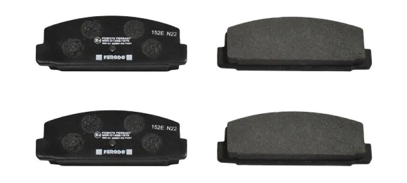 Image of FERODO FDB372 Brake pad set not prepared for wear warning indicator, without accessories Brake Pad Set,disc brake (402)
