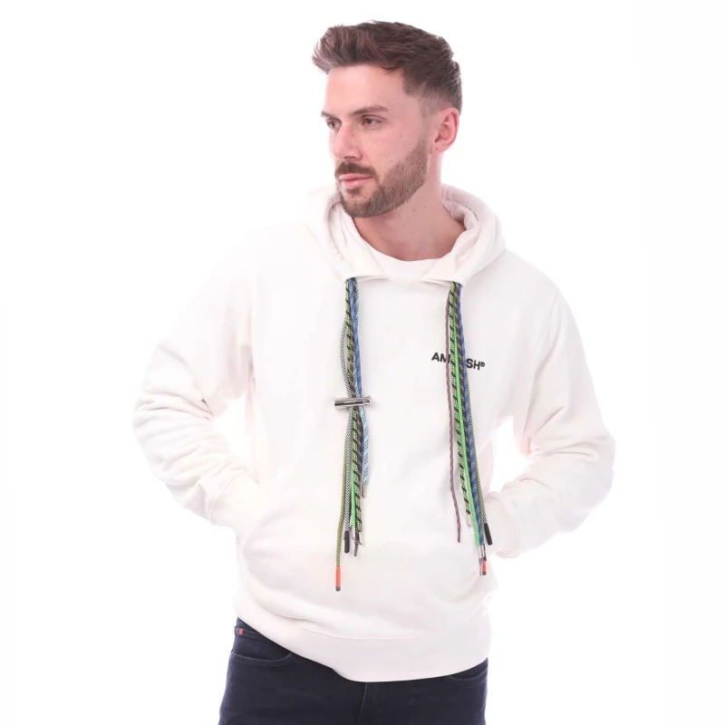 Image of Ambush Multicord Hoodie - White White S