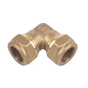 Image of Plumbsure Compression Elbow Dia15mm Pack of 10