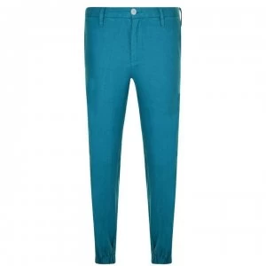 Image of DKNY Cuffs Chino Trousers - Blue