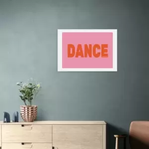 image of East End Prints Dance Framed Print Pink