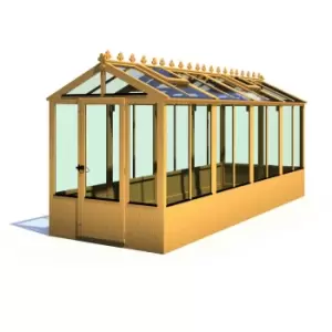 image of Shire Wooden 6 x 16ft Holkham Greenhouse - Garden & Outdoor