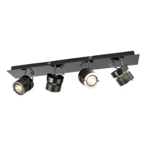 Image of Inlight Pedro 4-Light Bar Spotlight Black Chrome