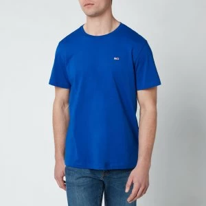 Image of Tommy Jeans Mens Classic Logo T-Shirt - Cobalt - L